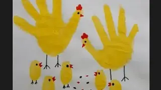 how to make hand painting for kids/ finger painting for school activity@creativecraftcorner.