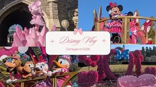 【ディズニー旅行１日目】ディズニーランドで始まったミニーのファンダーランドを楽しんできました！パークもゲストもミニーちゃんカラーでとっても華やかでした！