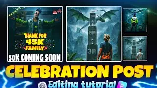 How to Edit Celebration Poster,😍 like &lrm;⁨@BONEX4_FF⁩&nbsp; &lrm;⁨@YFYT99⁩gaming celebration poster kaise banay