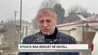 Situata nga reshjet në Devoll/ Përmbytje në Progër, Cangonj e Mançurisht