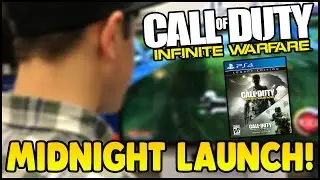 (COD) - INFINITE WARFARE GAMESTOP MIDNIGHT RELEASE VLOG! - FACE REVEAL SNEAK PEAK!