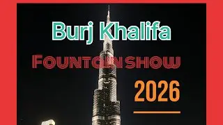 Amazing dancing fountain show in Dubai 