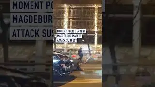 Moment: Police arrest suspect after lethal attack on German Christmas market