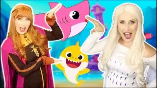 Frozen Baby Shark | Princess Playhouse Nursery Rhymes and Songs