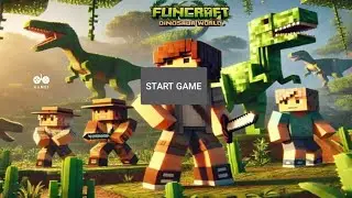 FUNCRAFT DINOSAUR WORLD GAMEPLAY | FUNCRAFT DINSAUR WORLD | GAMES |
