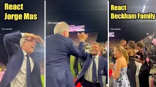 Jorge Mas and the Beckham family react to the Lionel Messi Goal