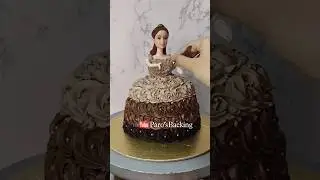 Chocolate Doll Cake 🤩😄 #shorts #ytshorts #shortsfeed #doll #cake