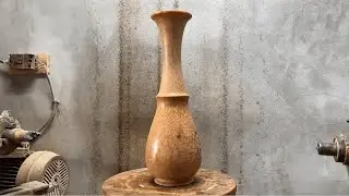 Masterpiece from Areca Stumps | Precision Woodturning on the Lathe