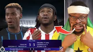 ADEMOLA LOOKMAN GOAL & RAPHAEL ONYEDIKA GOAL IN UCL CLUB BRUGGE 3-3 ATLETICO MADRID!