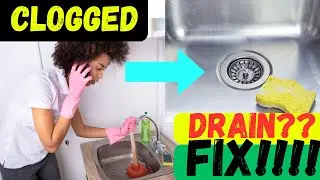 Plumbers fix trick - Unclog your drain! #homemade #drain #fixed #tricks