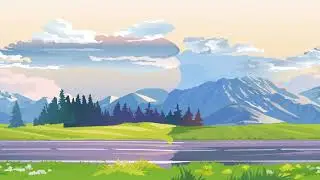 ANIMATION MOVEING ROAD BACKGROUND | VEHICLE MOVING ANIMATION | BACKGROUND | VILLAGE | ELECTION