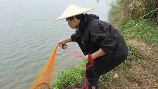 Throw net fishing Ep.33