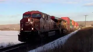 Rare!!! Dual Union Pacific Units!!! CP 8890 and UP 2718 Lead a 12,000 Foot CP 100 Into Calgary