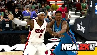 KEVIN DURANT VS. LEBRON JAMES | THUNDER at HEAT | FULL GAME | NBA 2K11 Gameplay