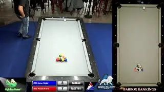 BARBOX TABLE 12 RANK MATCH #13 Jose Soto VS #14 Paulo Faria RACE TO 9