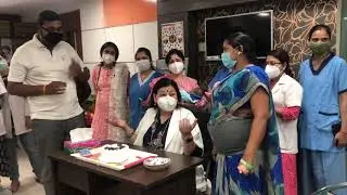 IVF TWIN PREGNANCY #highriskpregnancy#dr Gita khanna #alambagh Lko