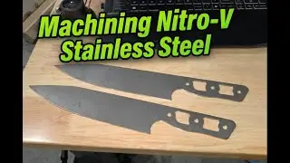 Machining Nitro-V Stainless Steel for the very first time on the @LangmuirSystems  MR-1