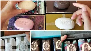 ASMR Unboxing expensive Portus Cale soaps, Abriendo cajas de jabones Portus Cale soap$ 💎💎💎💎💎💎