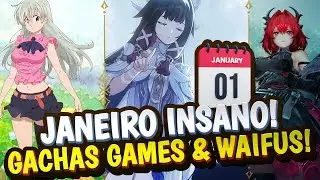 Janeiro INSANO nos Gachas e Games: Atualiza&ccedil;&otilde;es, Waifus e Novidades!