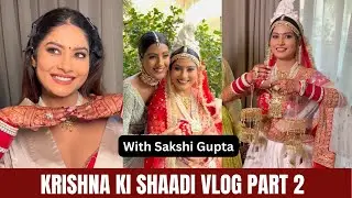 Krishna Mukherjee Wedding Makeup || Goa Vlog Part 2 ||  with @SakshiGuptaMakeupStudioAcademy ​