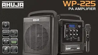AHUJA WP225 PORTABLE AMPLIFIER- हिंदी में