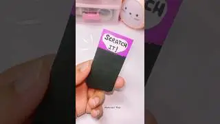 DIY Homemade Magical Scratch Notes! 🤓🌈💖 #shorts