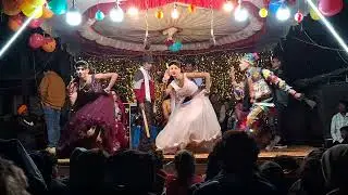 😘😘 Pinky and Radha.   Dance Diwali Loi party