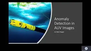 Anomaly Detection in AUV Images