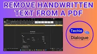 How to Remove Handwritten Text From a PDF - Full Tutorial [2025]