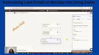 Automating Lead Emails to Monday com Using Zapier