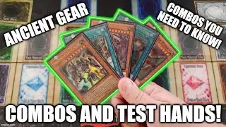 HOW TO PLAY AN ANCIENT GEAR DECK! COMBOS AND TEST HANDS! (MAY 2023) YUGIOH!