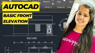 AUTOCAD BASICS - FRONT ELEVATION FOR BEGINNERS