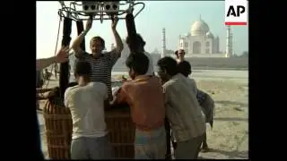 INDIA: GREENPEACE STAGE PROTEST AT THE TAJ MAHAL