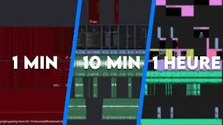 J'AI MONT&Eacute; une VID&Eacute;O en 1 MINUTE, 10 MINUTE et 1 HEURE !