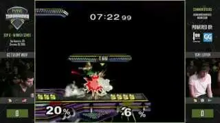 HTC Throwdown - Top 8 - Winner Semis: GC|Silent Wolf (Fox) vs TSM|Leffen (Fox)