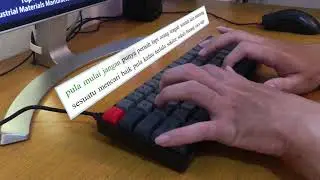 Vortex Series vx64 Lite Typing Test