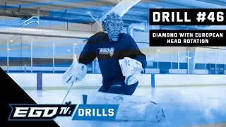 Elite Goaltending Development Drill Video #46 - Diamond with European Edge Rotation