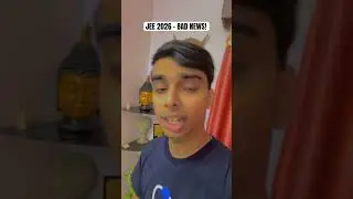 Bad News for JEE 2026 Aspirants 🥹 CBSE New Notice #jee #iit #shorts