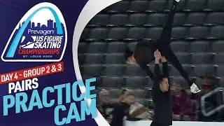 Practice Cam: Pairs - Group 2 & 3 | DAY 3 | 2026 U.S. Figure Skating Championships