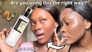 HOW TO PROPERLY USE THE ADVANCED COSRX SNAIL 96 MUCIN POWER ESSENCE | How to properly layer