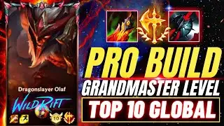 DRAGONSLAYER OLAF UNSTOPPABLE GAMEPLAY INSANE BUILD WILD RIFT