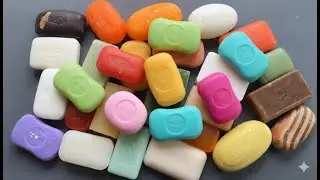 ✨🤩Relaxing ASMR SOAP•Cutting Dry Soap•Bundle of mix colourful ✨ soap & cutting asmr
