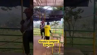 First ZIPLINE Experience | PRICE-390 rupees #Wayanad Kerala&rsquo;s Longest #zipline #shorts #mourry