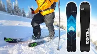 One of the Most Aggressive Split Snowboards | Telos Backslash Split Review