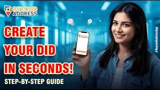 How to Create DID in Beyond Address App | Step-by-Step Tutorial | Digital Murugan
