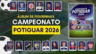 Exclusivo! &Aacute;lbum de Figurinhas do Campeonato Potiguar 2026
