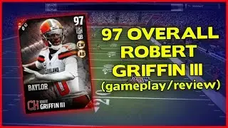 97 CAMPUS HERO ROBERT GRIFFIN III GAMEPLAY/REVIEW!! - MADDEN 17 ULTIMATE TEAM REVIEW [#14]