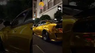 Car Wrapped in All Gold Chrome Vinyl 🤩🤩