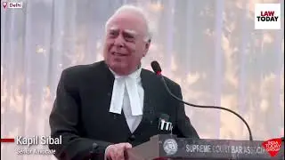 Excellent speech by Supreme Court Bar Association President Senior Advocate Mr.Kapil Sibal