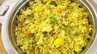 1kg బియ్యంతో పెళ్ళి భోజనాల్లో వడ్డించే ఆంధ్రాస్పెషల్ వెజ్ పులావ్ How To Make AndhraSpecial VegPulao 